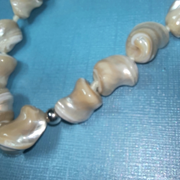 Dillards Sterling Silver MOP Necklace - Picture 2 of 4